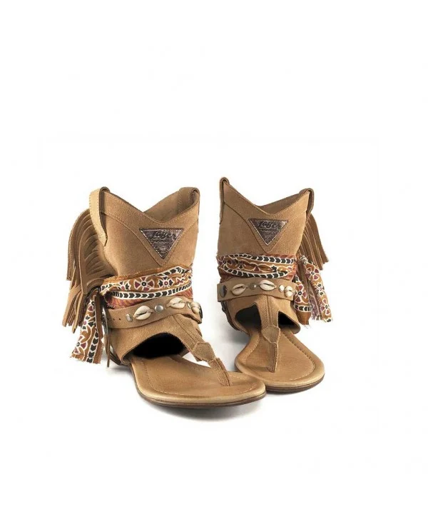 KVINNOR BOHO WEST HIMBA KAMEL BRUNA SANDALER